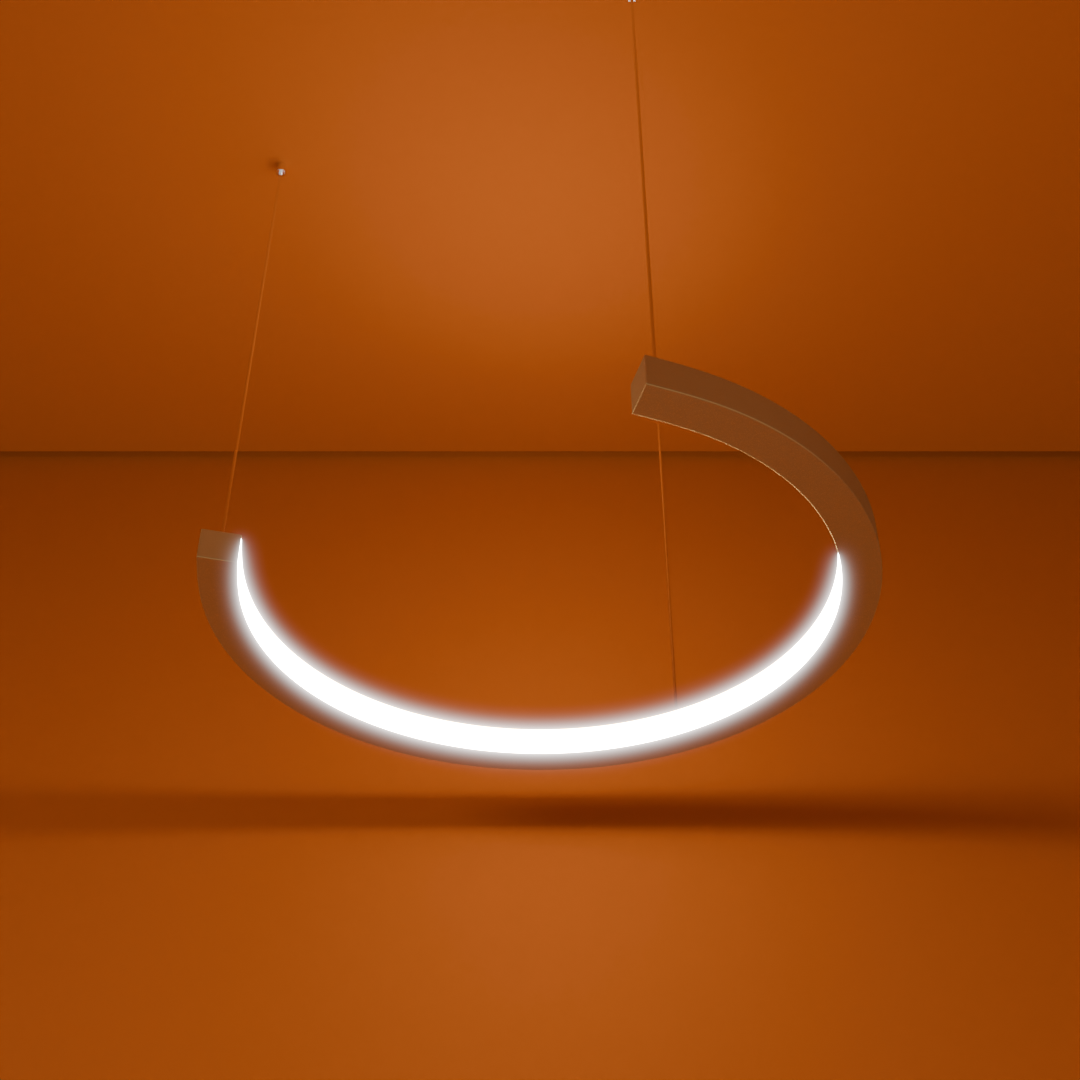 Pendente Mezza Luna 270º - Alloy Iluminação | Soluções para iluminação ...