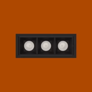 Embutido de teto Syleos Articulado 3 Focos