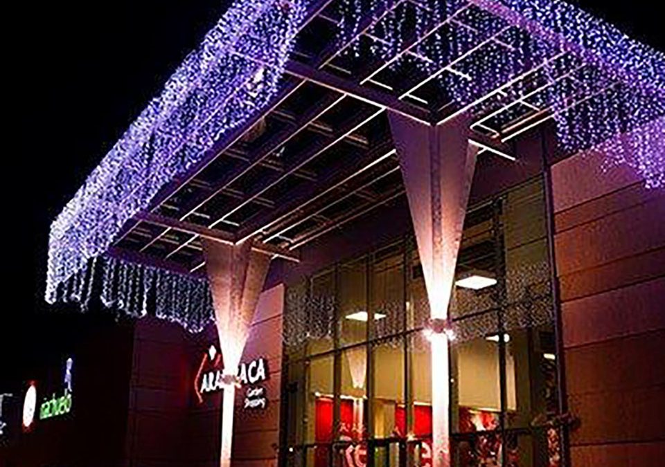 Iluminação para shopping Arapiraca